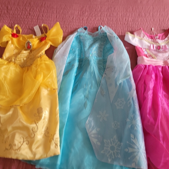 Princess Costume Dress Set: Elsa, Aurora, Belle - Picture 2 of 3